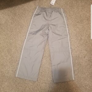 Gymboree Boys Size 5T NWT Grey/ White Stripe Track Pants NEW With Tags